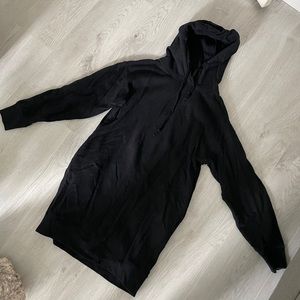 Black Uniqlo hoodie dress